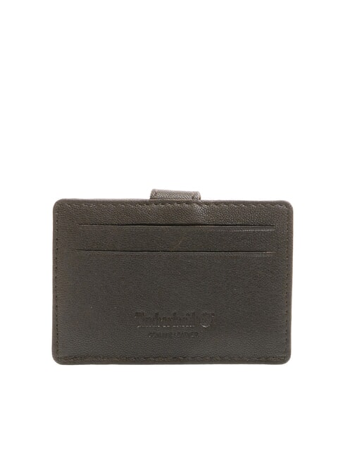 TB Porte-cartes en cuir marron foncé - Portefeuilles Homme