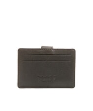 TIMBERLAND TB Porte-cartes en cuir marron foncé - Portefeuilles Homme - 2