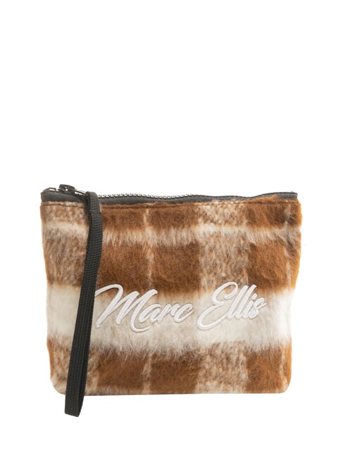 CHECK Pochette avec revers cacao - Sacs pour Femme