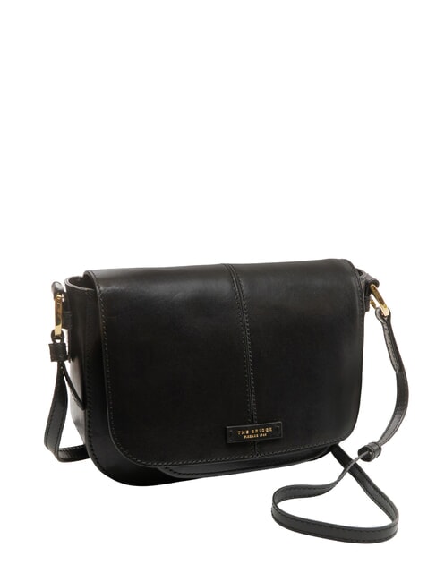 FAENTINA Grand sac &agrave; bandouli&egrave;re en cuir black Gold - Sacs pour Femme