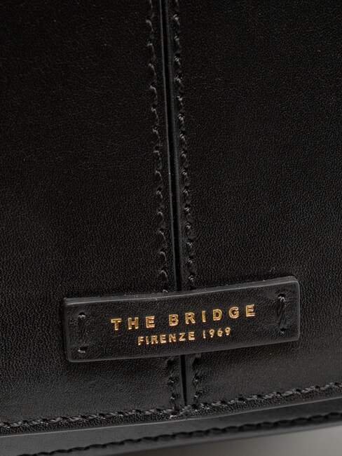 FAENTINA Grand sac &agrave; bandouli&egrave;re en cuir black Gold - Sacs pour Femme