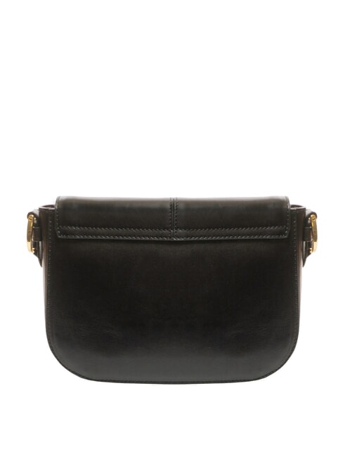 FAENTINA Grand sac &agrave; bandouli&egrave;re en cuir black Gold - Sacs pour Femme