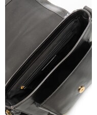 THE BRIDGE FAENTINA Grand sac &agrave; bandouli&egrave;re en cuir black Gold - Sacs pour Femme - 5