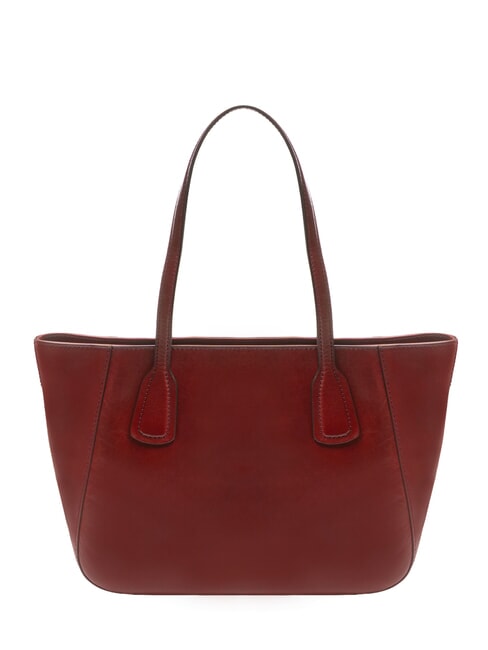 MADDALENA Cabas en cuir Chianti / Bordeaux / Or - Sacs pour Femme