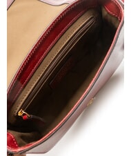 THE BRIDGE FAENTINA FAENTINA Mini poteau en cuir Chianti / Bordeaux / Or - Sacs pour Femme - 5