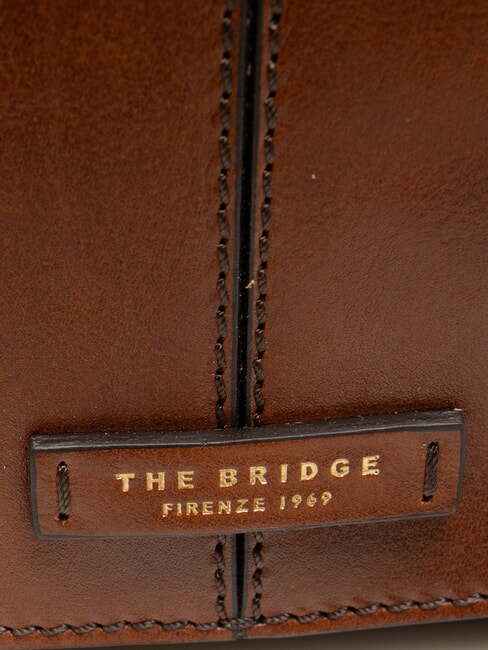 FAENTINA FAENTINA Mini poteau en cuir MARRON - Sacs pour Femme