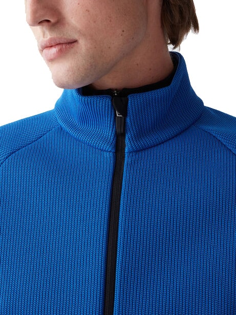 SCI DILLON Sweat-shirt zippé bleu abysse - Pulls molletonnés