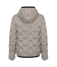 COLMAR DASHED Doudoune &agrave; capuche caf&eacute; cr&egrave;me/noir - Doudounes homme - 2