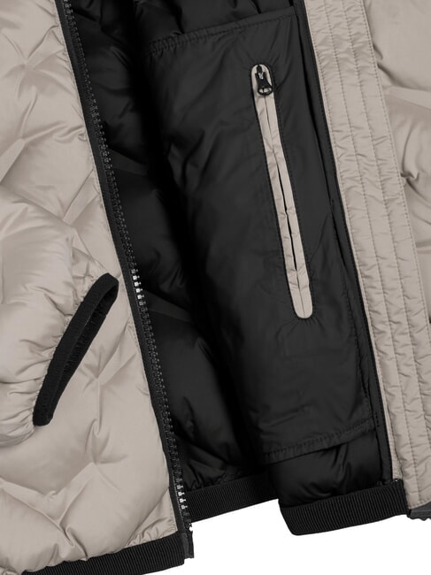 DASHED Doudoune à capuche café crème/noir - Doudounes homme