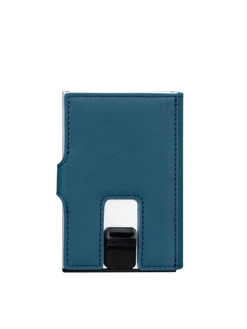 ALU FIT Portefeuille avec porte-cartes coulissant petrolblue - Portefeuilles Homme