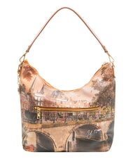 YNOT YESBAG Sac &agrave; bandouli&egrave;re Hobo rivi&egrave;re d'automne - Sacs pour Femme - 4