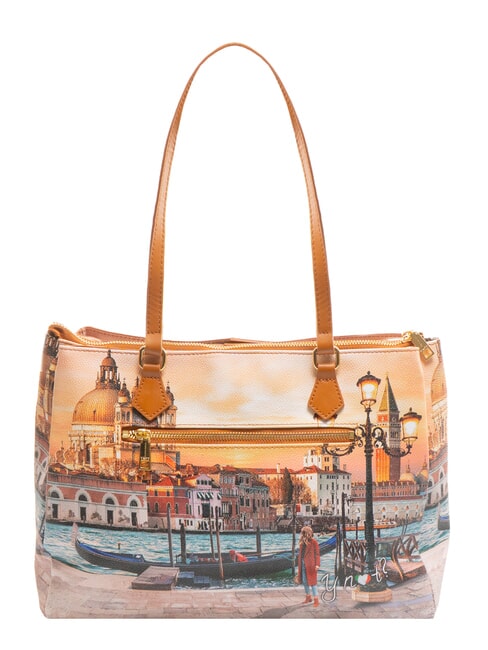 YESBAG Sac à bandoulière imprimé Coucher de soleil à Venise - Sacs pour Femme