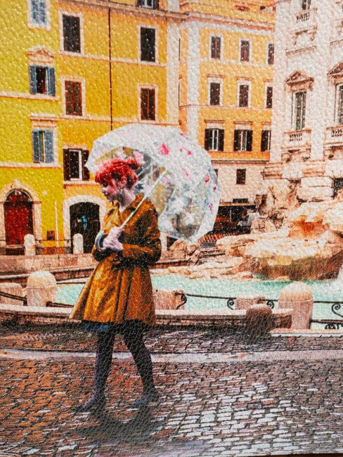 YESBAG Sac à provisions Rome arc-en-ciel - Sacs pour Femme