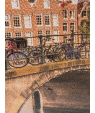 YNOT YESBAG Clutch Pochette avec bandouli&egrave;re rivi&egrave;re d'automne - Sacs pour Femme - 3