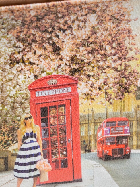 YESBAG SPECIAL Pochette moyenne avec revers rosier anglais - Sacs pour Femme