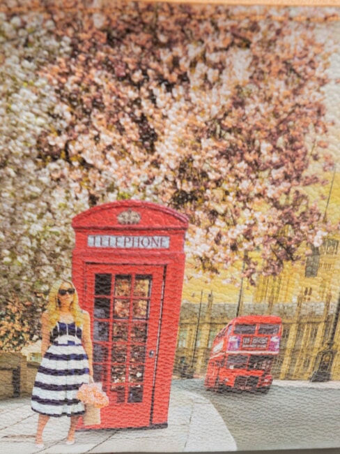 YESBAG Sac à bandoulière rosier anglais - Sacs pour Femme