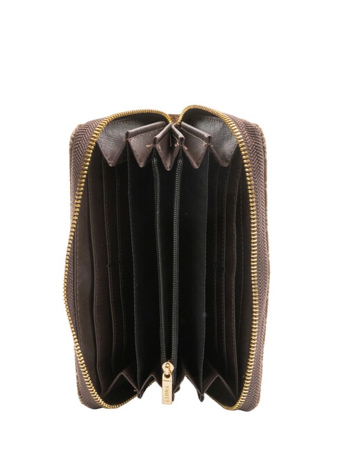 ROMANCE Portefeuille zippé amande - Portefeuilles Femme