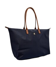TOMMY HILFIGER POPETTE Maxi sac bandoulière bleu sidéral / noir - Sacs pour Femme - 2