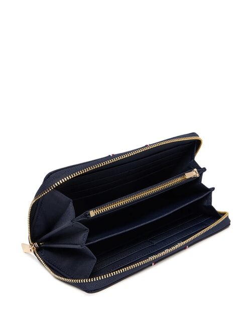 TH ICON Portefeuille zippé société bleue - Portefeuilles Femme