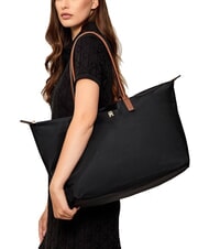 TOMMY HILFIGER POPETTE Maxi sac bandoulière le noir - Sacs pour Femme - 5