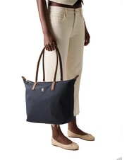 TOMMY HILFIGER POPETTE Sac &agrave; provisions bleu sid&eacute;ral / noir - Sacs pour Femme - 4