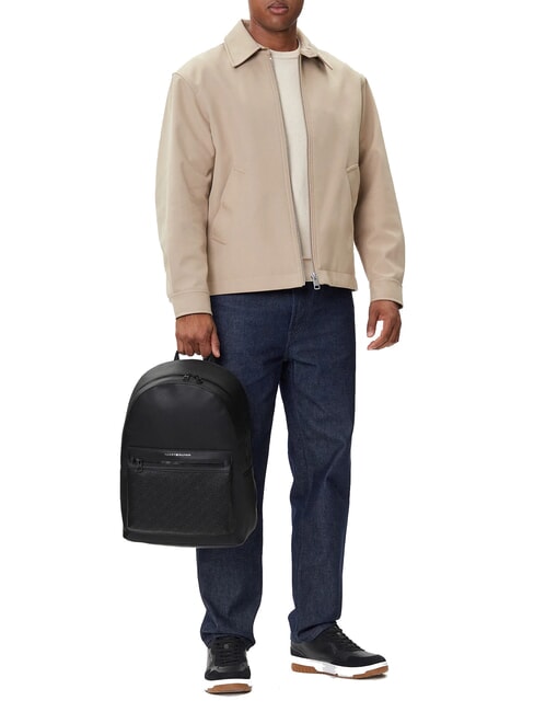 TH MONOGRAM Sac à dos pour ordinateur portable 13" le noir - Sacs à dos pour ordinateur portable