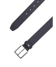 TOMMY HILFIGER OLIVER Ceinture en cuir fabriqu&eacute;e en Italie bleu sid&eacute;ral / noir - Ceintures - 2