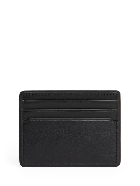 TH CORP Porte-cartes en cuir le noir - Portefeuilles Homme