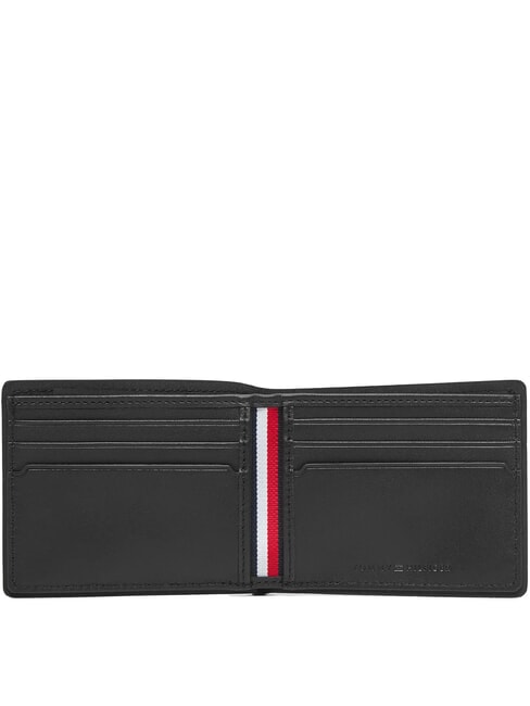 TH CORP Portefeuille compact en cuir le noir - Portefeuilles Homme