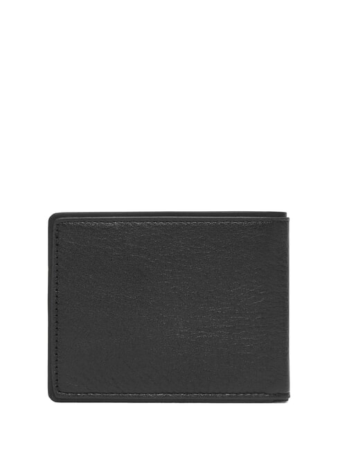 TH CORP Portefeuille compact en cuir le noir - Portefeuilles Homme