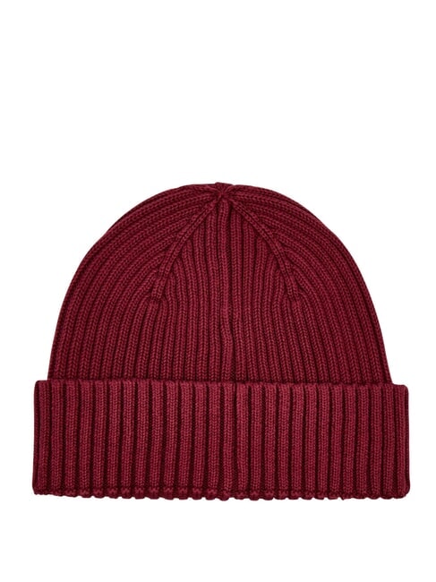 TJM HERITAGE chapeau en coton vin rouge - Bonnets