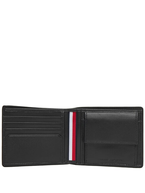 TH CORP Petit portefeuille en cuir le noir - Portefeuilles Homme