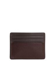 TOMMY HILFIGER TH CORP Porte-cartes en cuir café en grains - Portefeuilles Homme - 2