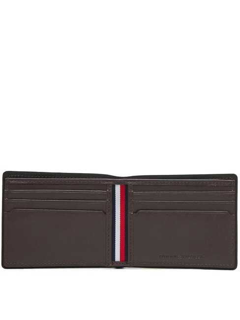 TH CORP Portefeuille compact en cuir café en grains - Portefeuilles Homme