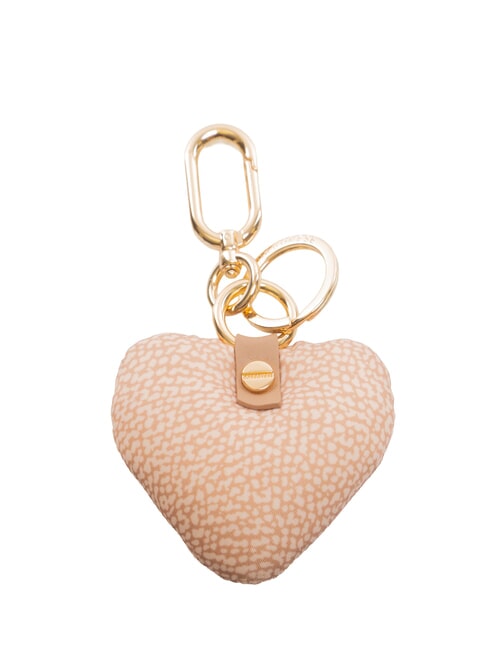 KEYRING Cuore Porte-clés avec breloque mauve - Porte-clés