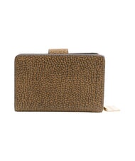 BORBONESE VITE COATED OP  Petit portefeuille op naturel / noir - Portefeuilles Femme - 3