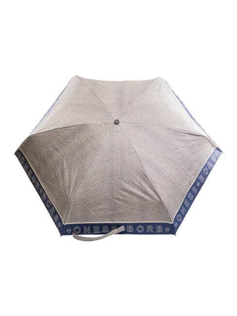 SUPER MINI Parapluie pliant bleu klein/naturel op - Parapluies