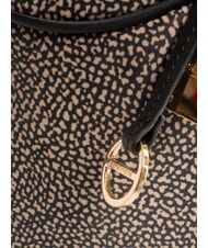 BORBONESE TENNIS  Sac bandoulière hobo OP / NATUREL / NOIR - Sacs pour Femme - 3