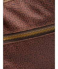 BORBONESE LUNA BAG M Flexos Zip terre cuite - Sacs pour Femme - 3