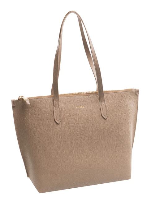 CLASSIC Sac cabas en cuir taupe - Sacs pour Femme