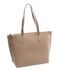 FURLA CLASSIC Sac cabas en cuir taupe - Sacs pour Femme - 2