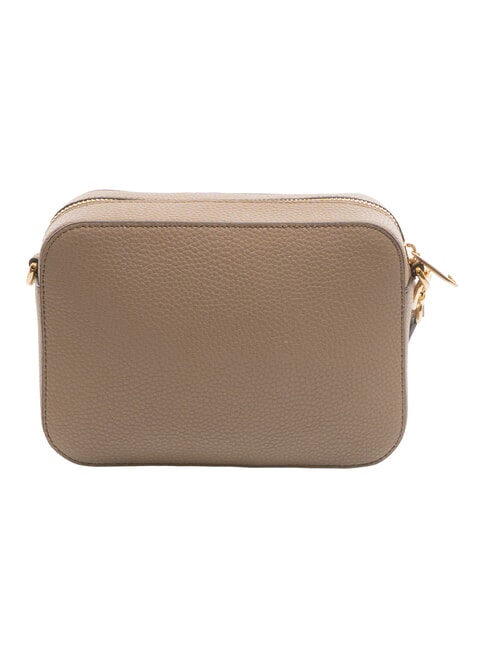 GARDENIA Sacoche pour appareil photo en cuir imprimé Keria tons taupe + cognac - Sacs pour Femme