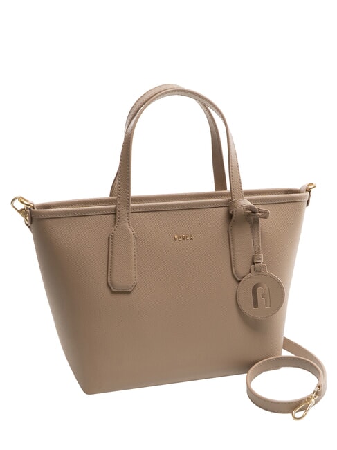 CLASSIC Sac à main, cabas en cuir taupe - Sacs pour Femme