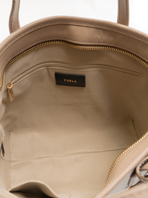 CLASSIC Sac à main, cabas en cuir taupe - Sacs pour Femme