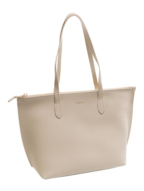 CLASSIC Sac cabas en cuir perle - Sacs pour Femme