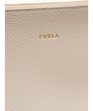 FURLA CLASSIC Sac cabas en cuir perle - Sacs pour Femme - 4