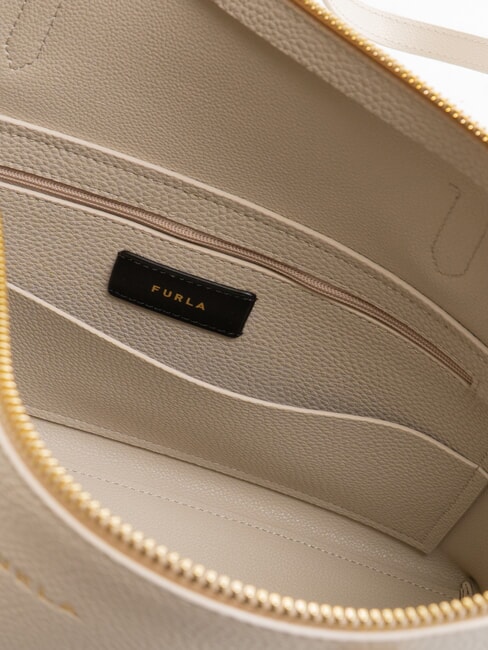 CLASSIC Sac cabas en cuir perle - Sacs pour Femme