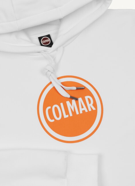 CONNECTIVE  Sweatshirt &agrave; capuche blanc-tropical - Pulls molletonn&eacute;s