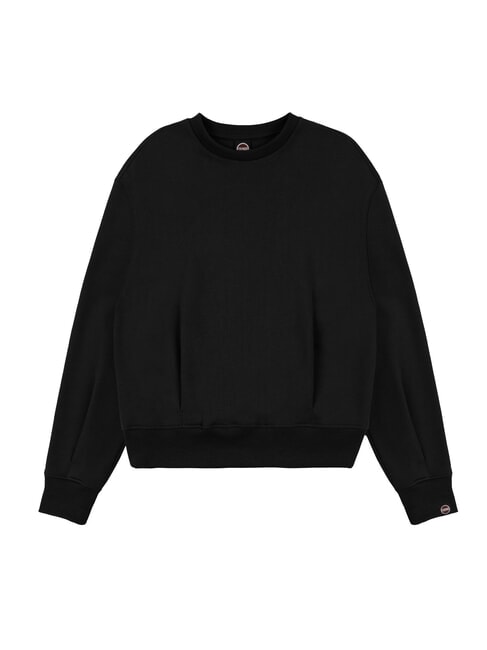 STUNNING Sweat-shirt &agrave; col rond et plis noir - Sweat-shirts pour femmes