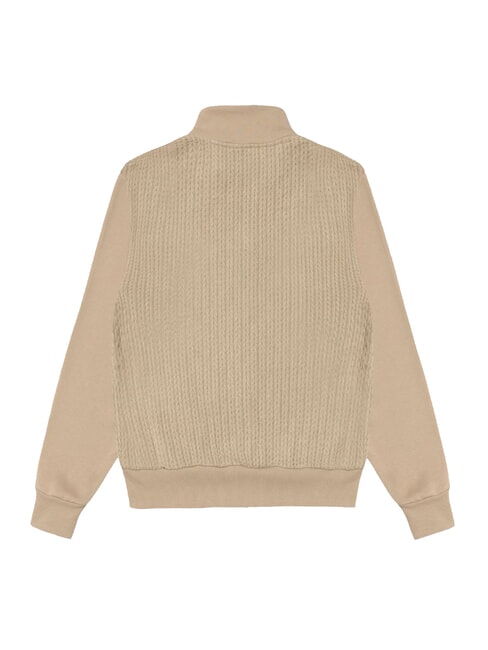 UPPERCLASS Sweat-shirt zippé en maille torsadée Arizona - Sweat-shirts pour femmes